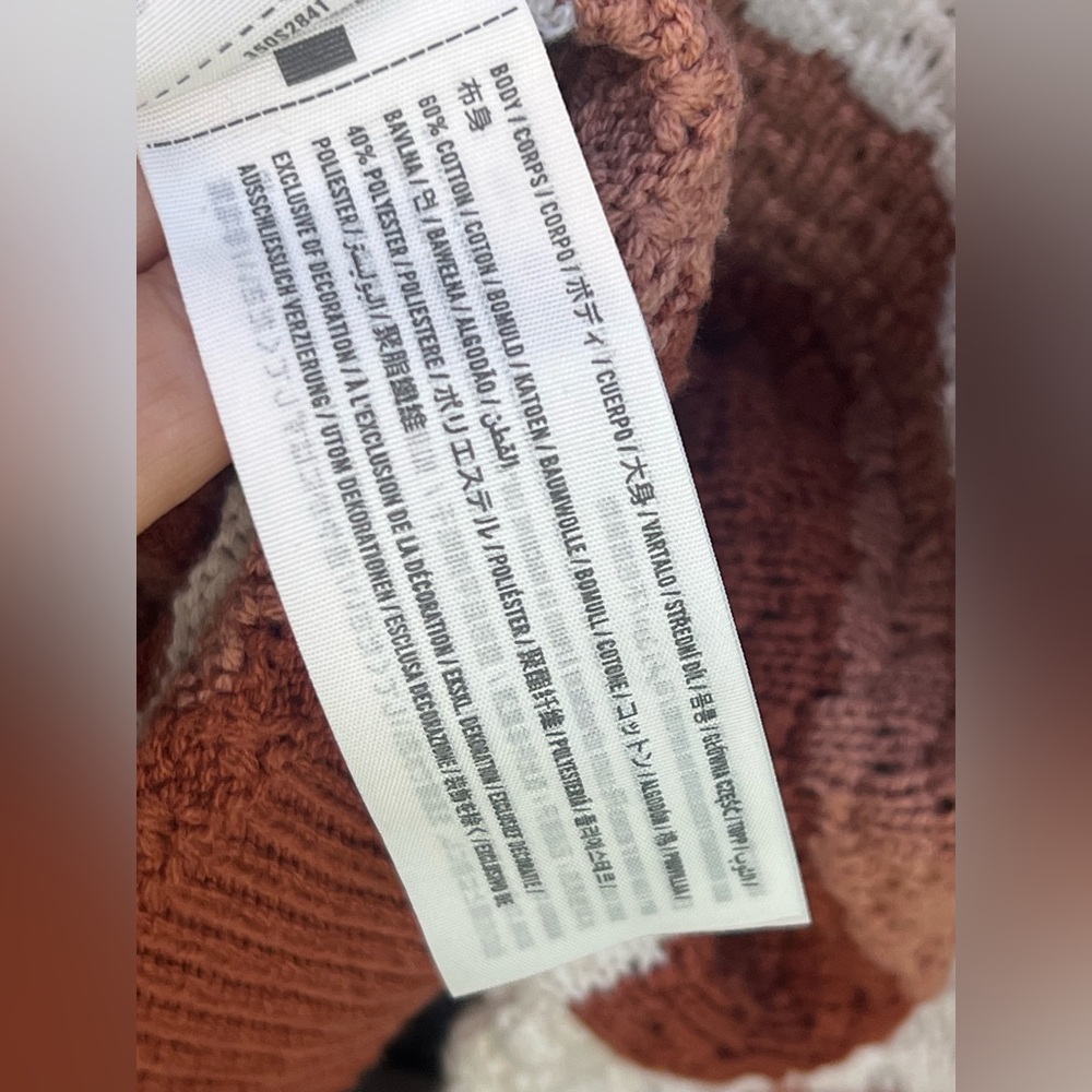 Hollister Textured Crewneck Striped Sweater - Picture 10 of 11